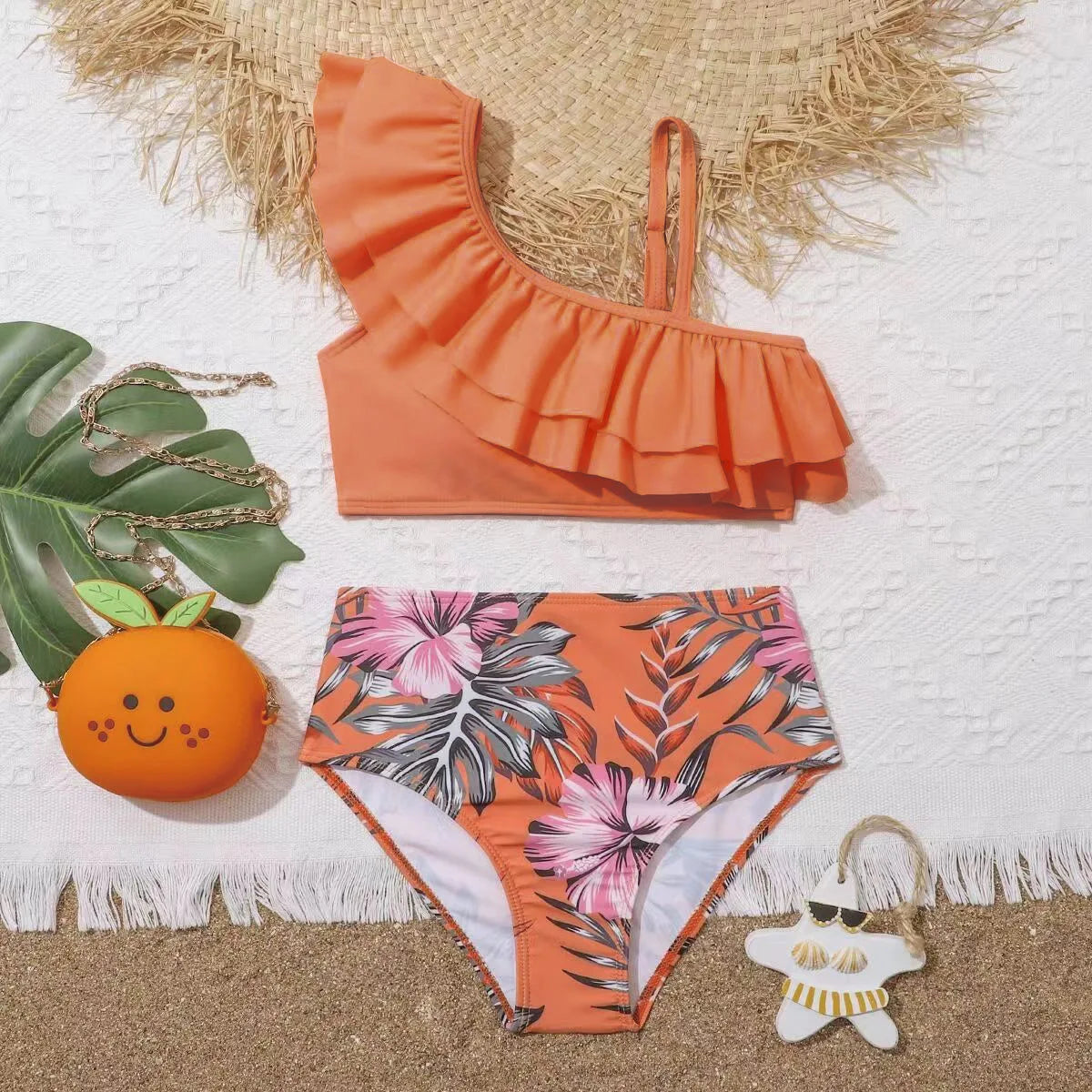 Floral Print High Waist Kids