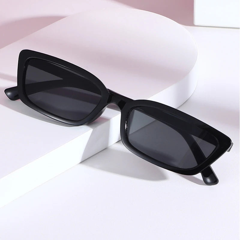 Cat Eye Sunglasses Women Vintage Brand Designer Sun Glasses Small Frames Shades Retro Ladies Cateye Sunglass UV400