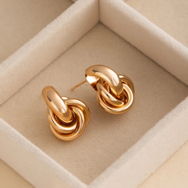 Chunky Knot Earrings