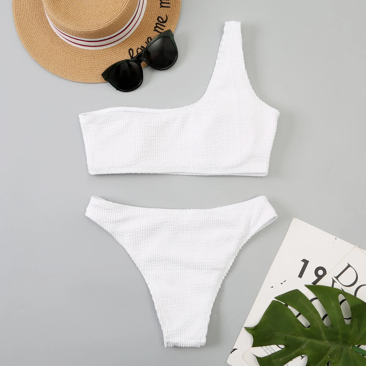 One Shoulder Teen Bikini
