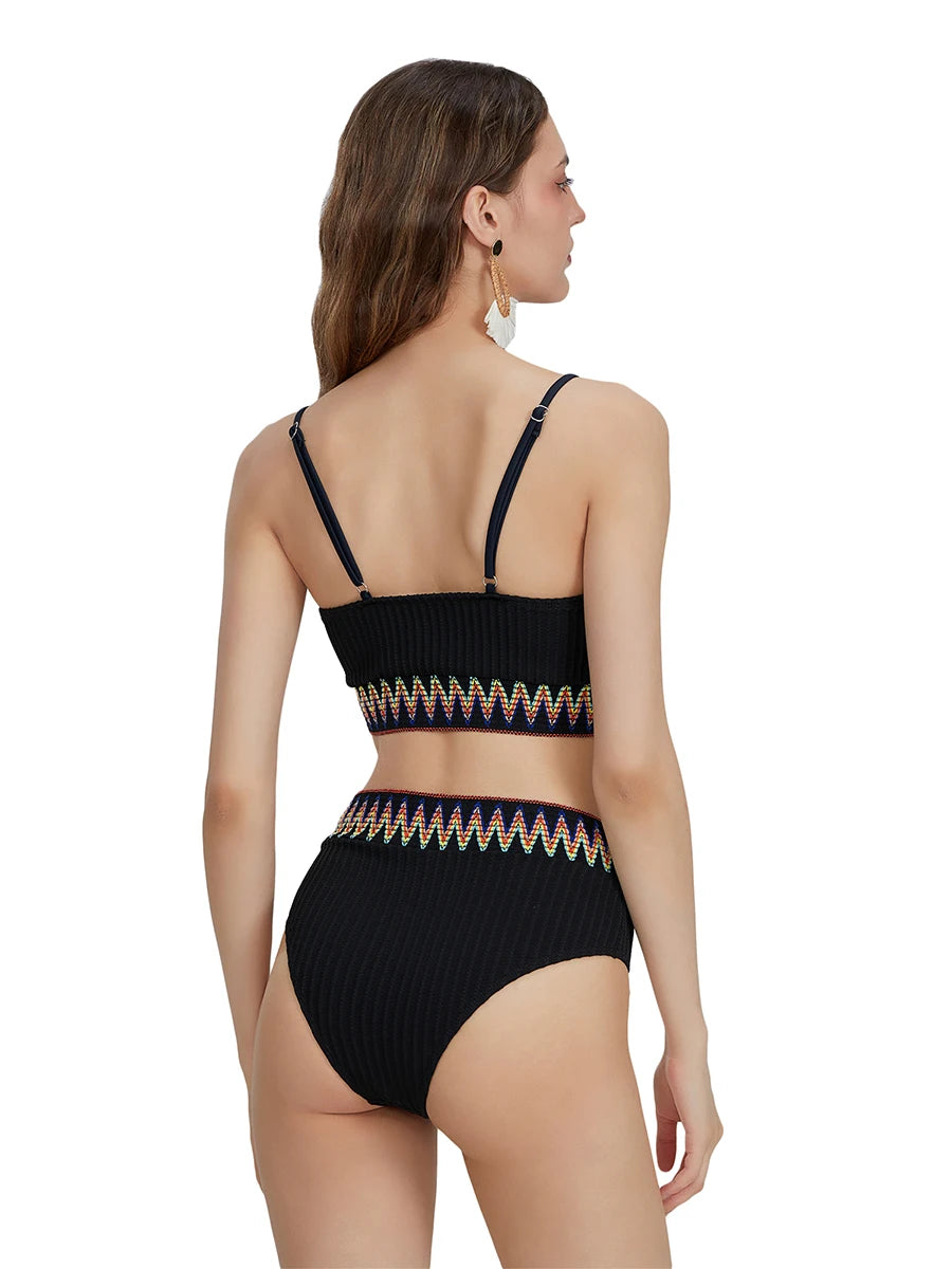 Wave Stripe Bikini
