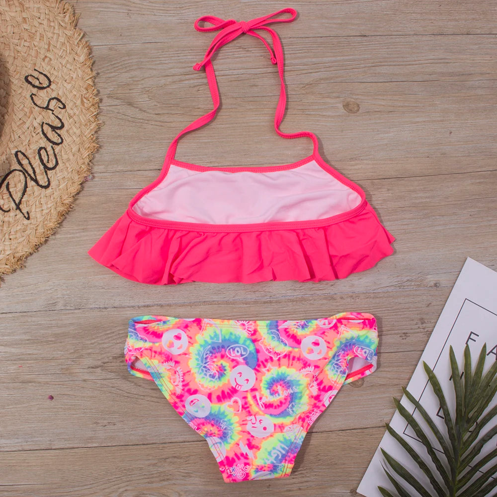 Ruffle Girls Swimwear