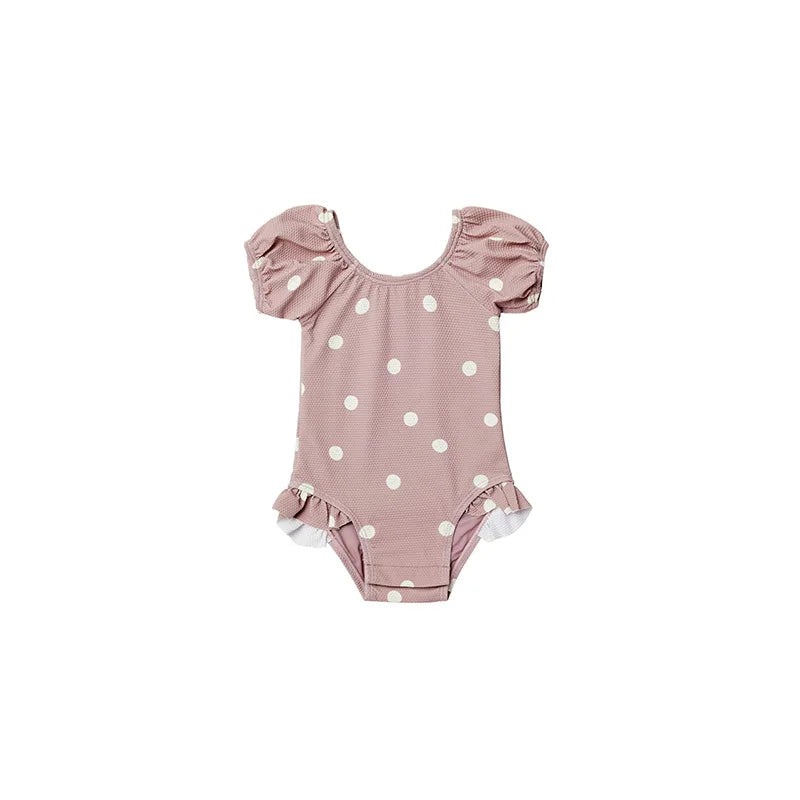 Baby Girl Floral Swim Suit Onesie