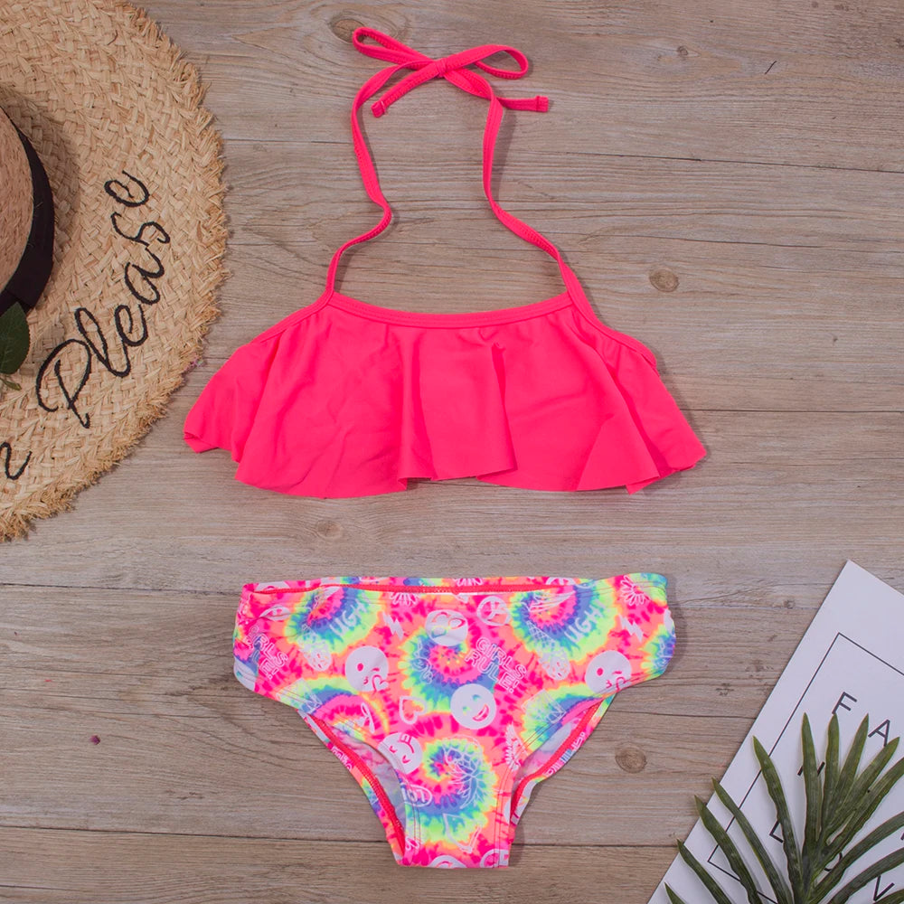 Ruffle Girls Swimwear