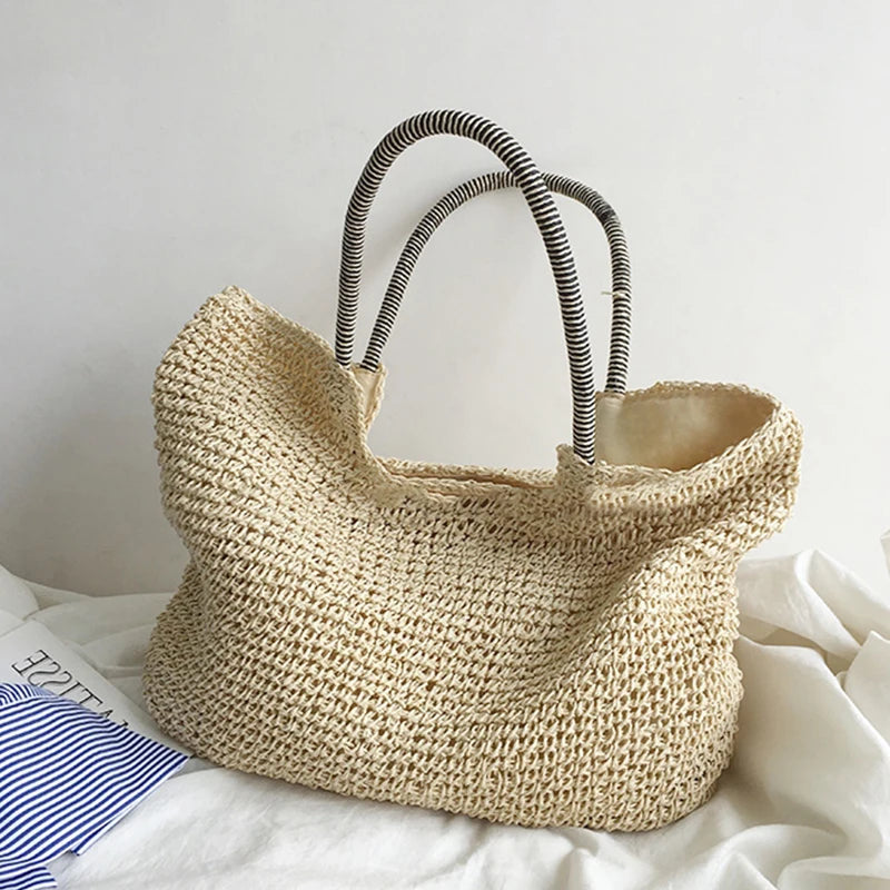 Beach Vintage Handmade Woven Shoulder Bag