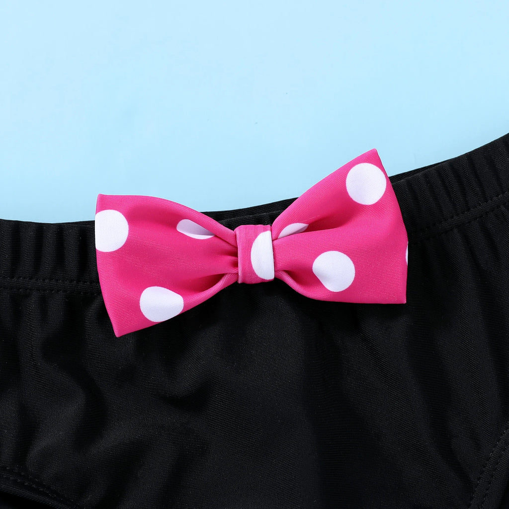 Toddler Girl Polka Dot Two Piece Swimsuit
