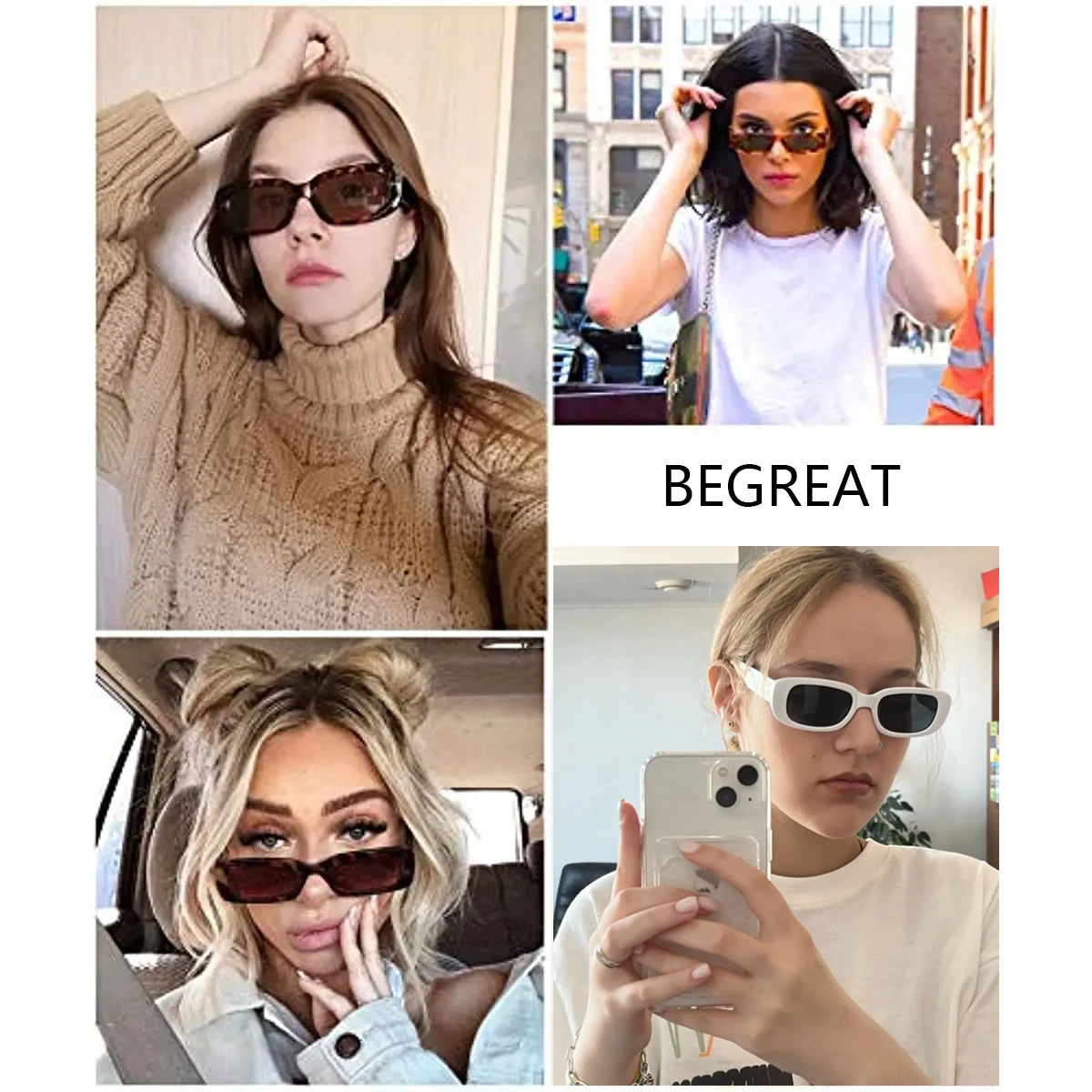 Retro Small Rectangle Sunglasses