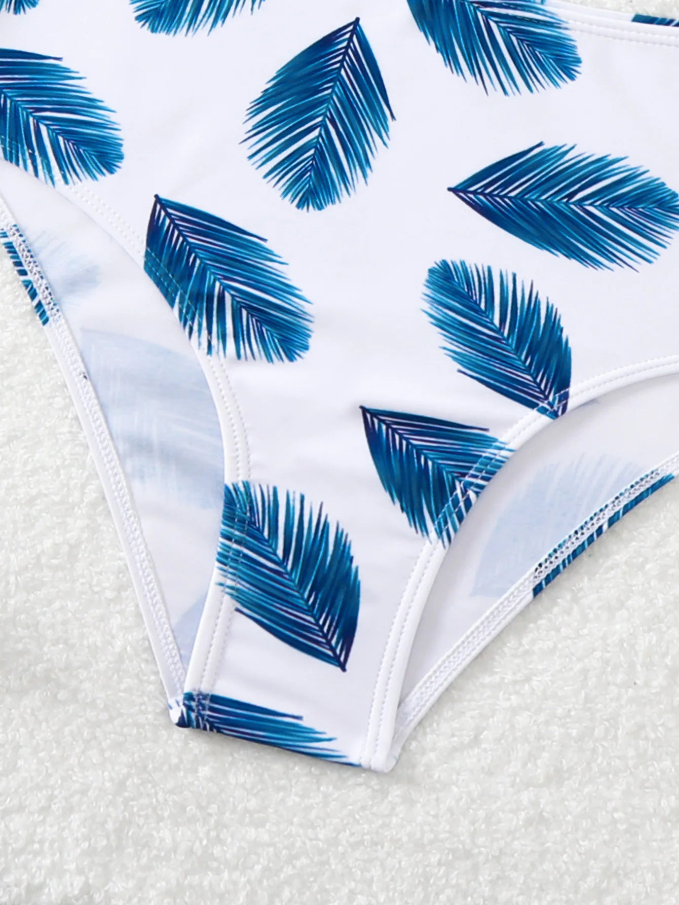 Ruffle High Waist Swimsuit