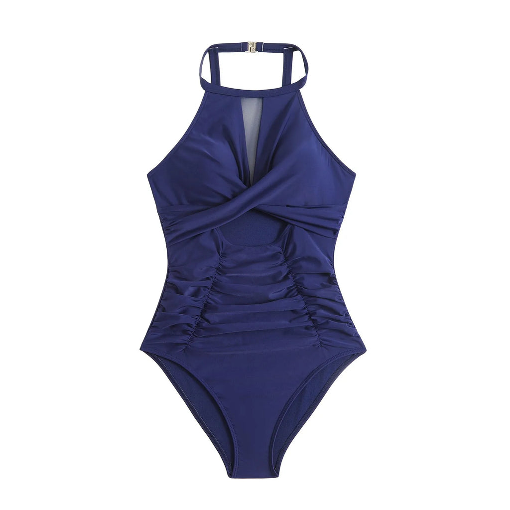 Cutout High Waisted Bathing Suit