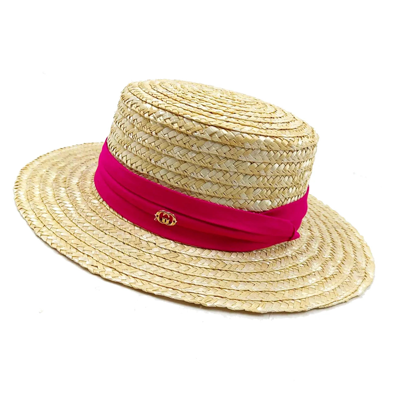 2024 Summer Straw Hat Beach Hat Women's Seaside Sun Hat Vacation Bow Ribbon Flat Top Big Brim Straw Hat praia 모자