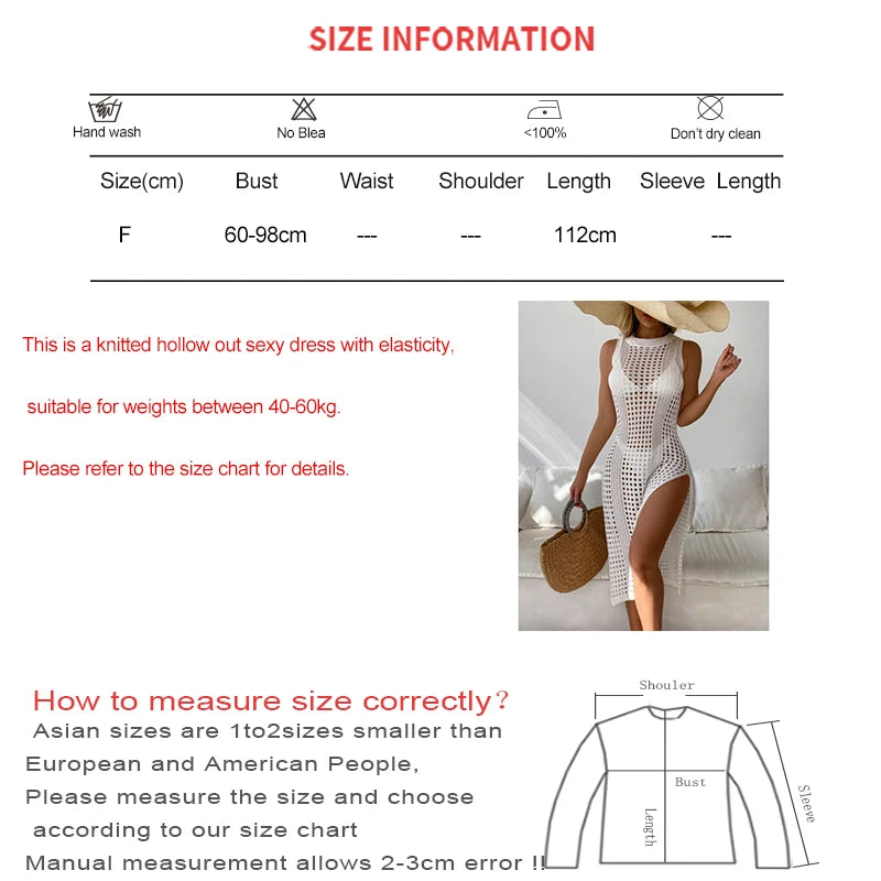 Hollow Out Crochet Cover Up