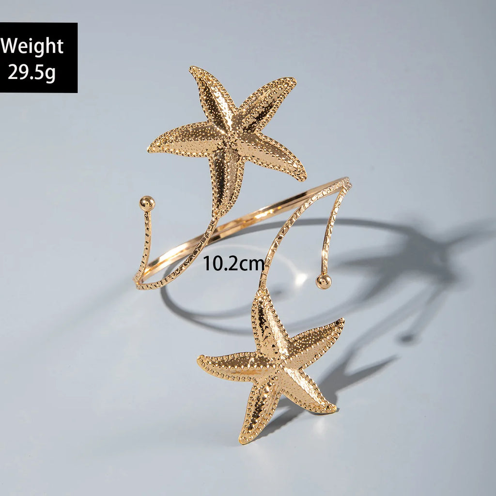 Bohemian Metal Starfish  Bracelet