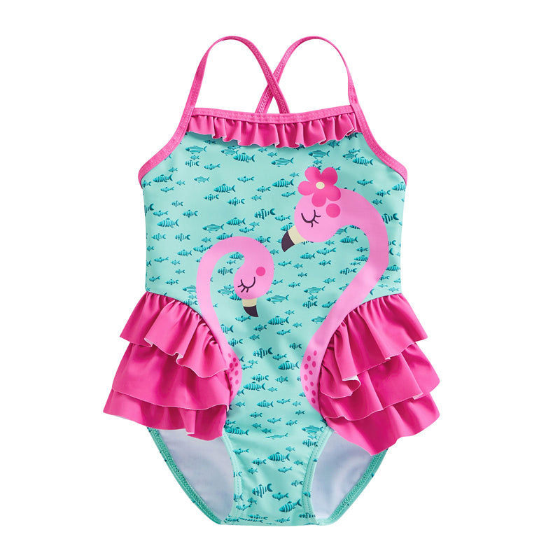 Floral Shell Print Summer Bathing Suit