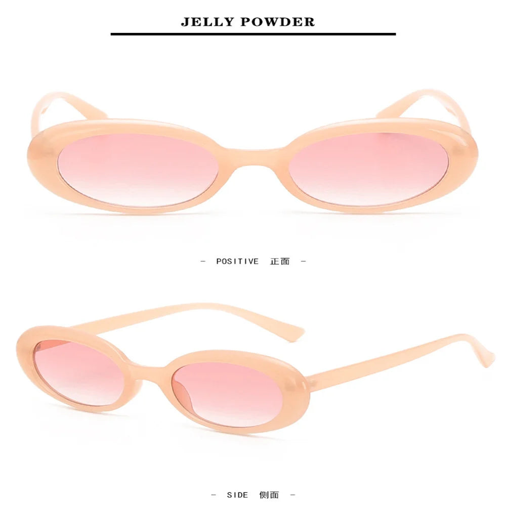 Retro Oval Sunglasses