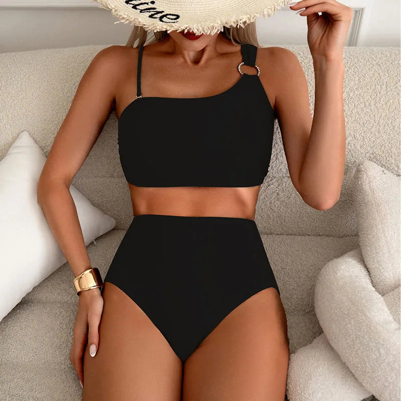 Thin Shoulder Tank Top Swimwear