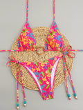 Polka Dot Bikini Set Women Two Piece Swimwear - Flirty Sexy Instagram Beach Vacation Push Up Swimsuit