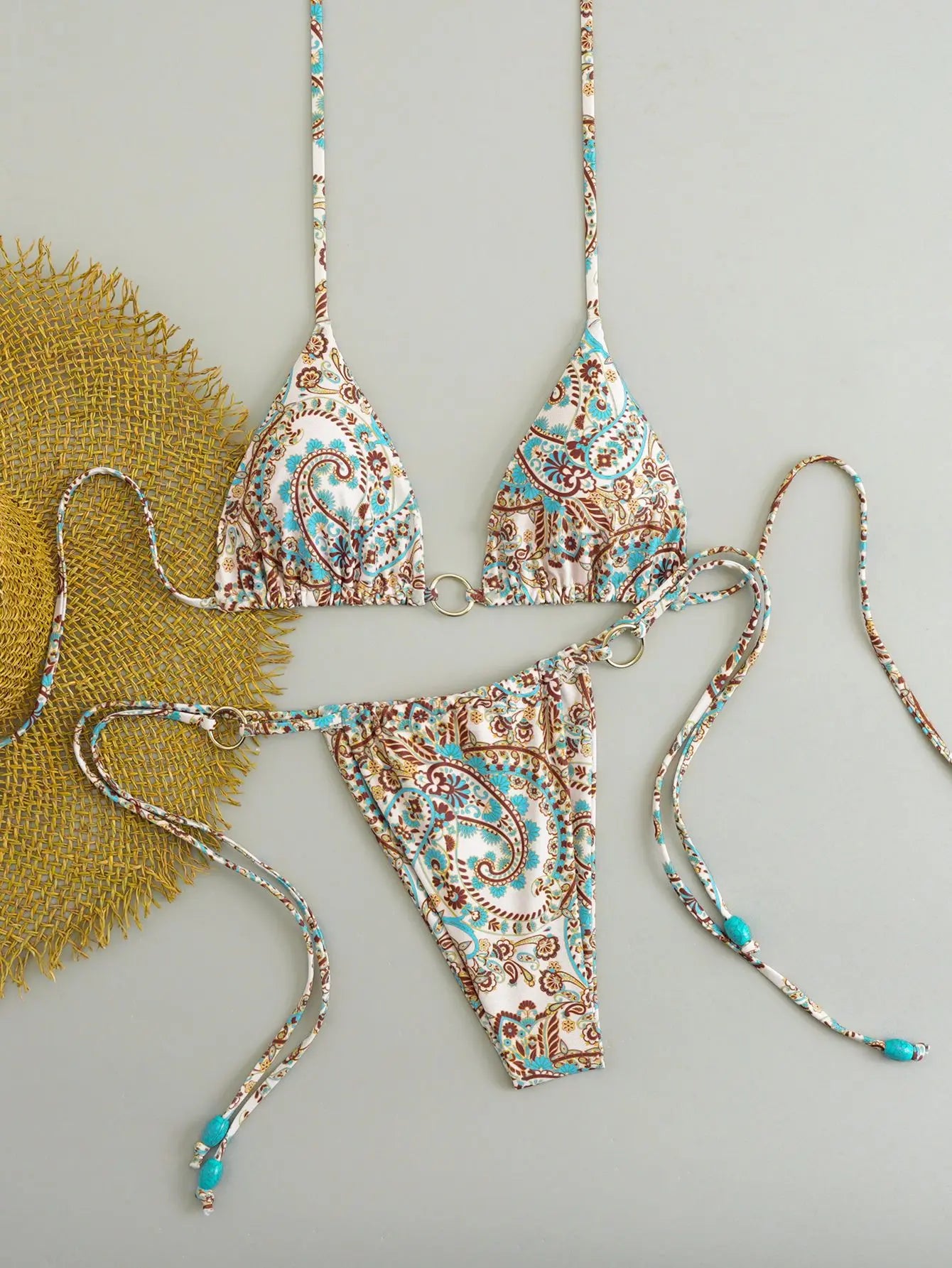Polka Dot Bikini Set Women Two Piece Swimwear - Flirty Sexy Instagram Beach Vacation Push Up Swimsuit