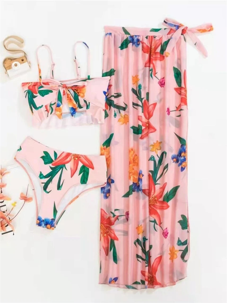Sunset Escape 3 Piece Sexy Swimwear