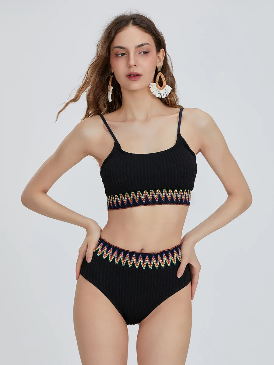 Wave Stripe Bikini