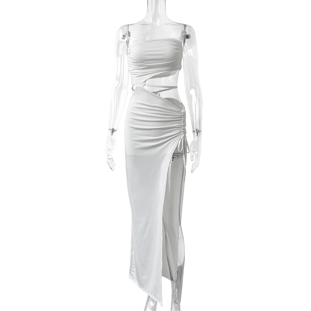 Golden Mirage Cutout Dress