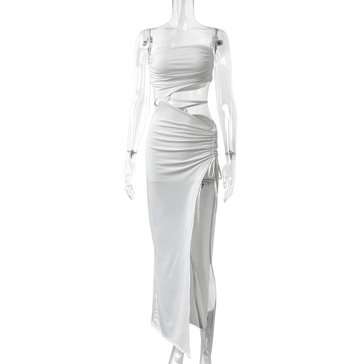 Golden Mirage Cutout Dress