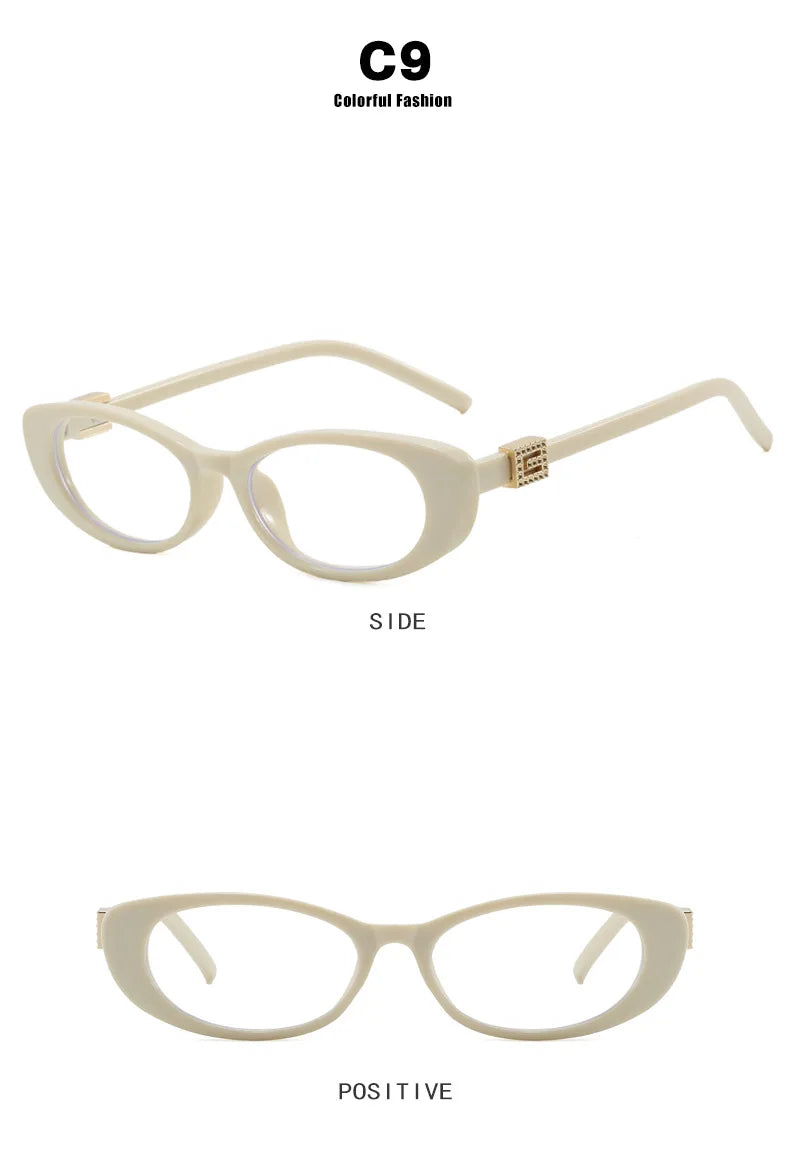 Retro Oval Frame Sunglasses