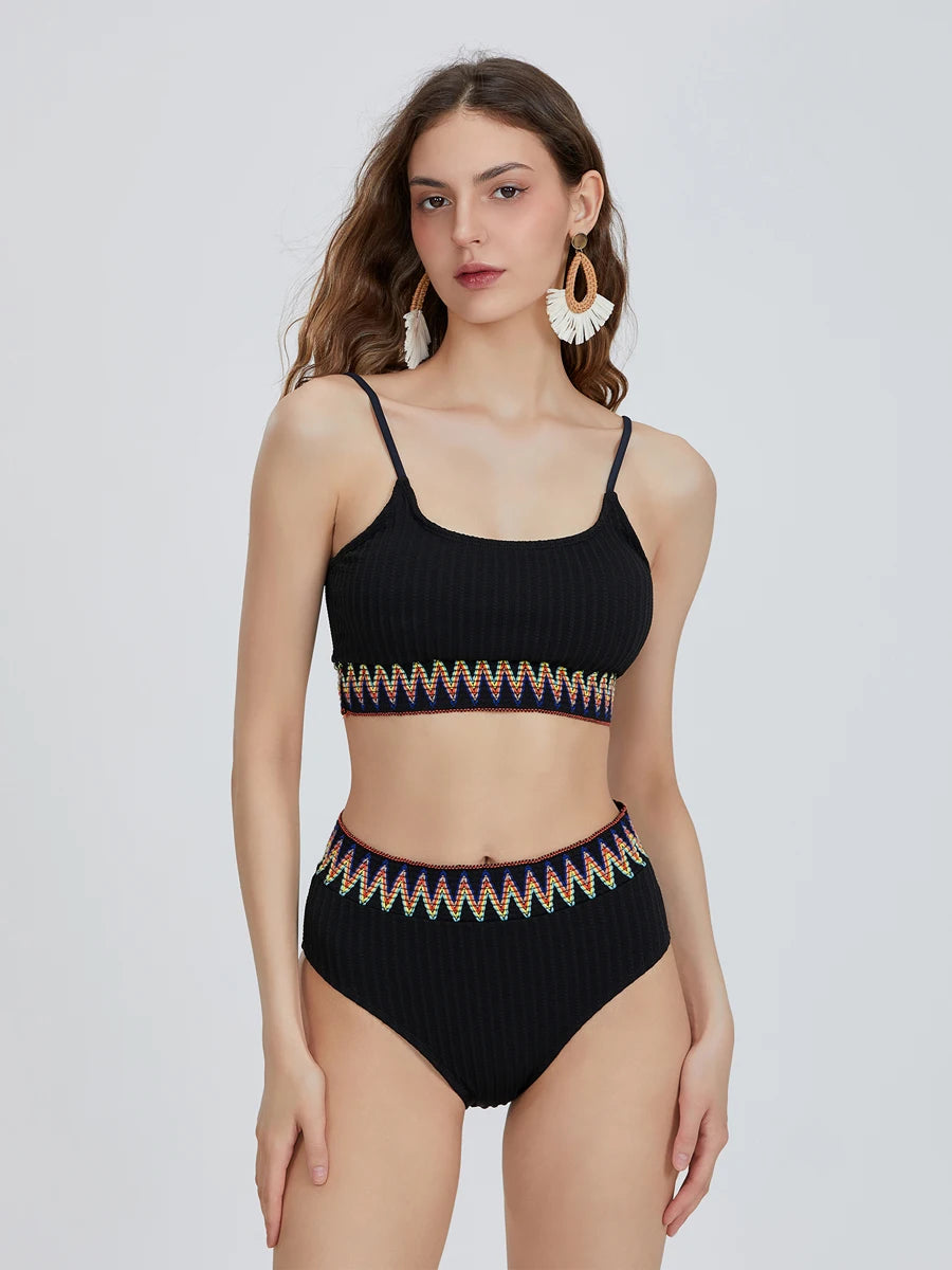 Wave Stripe Bikini