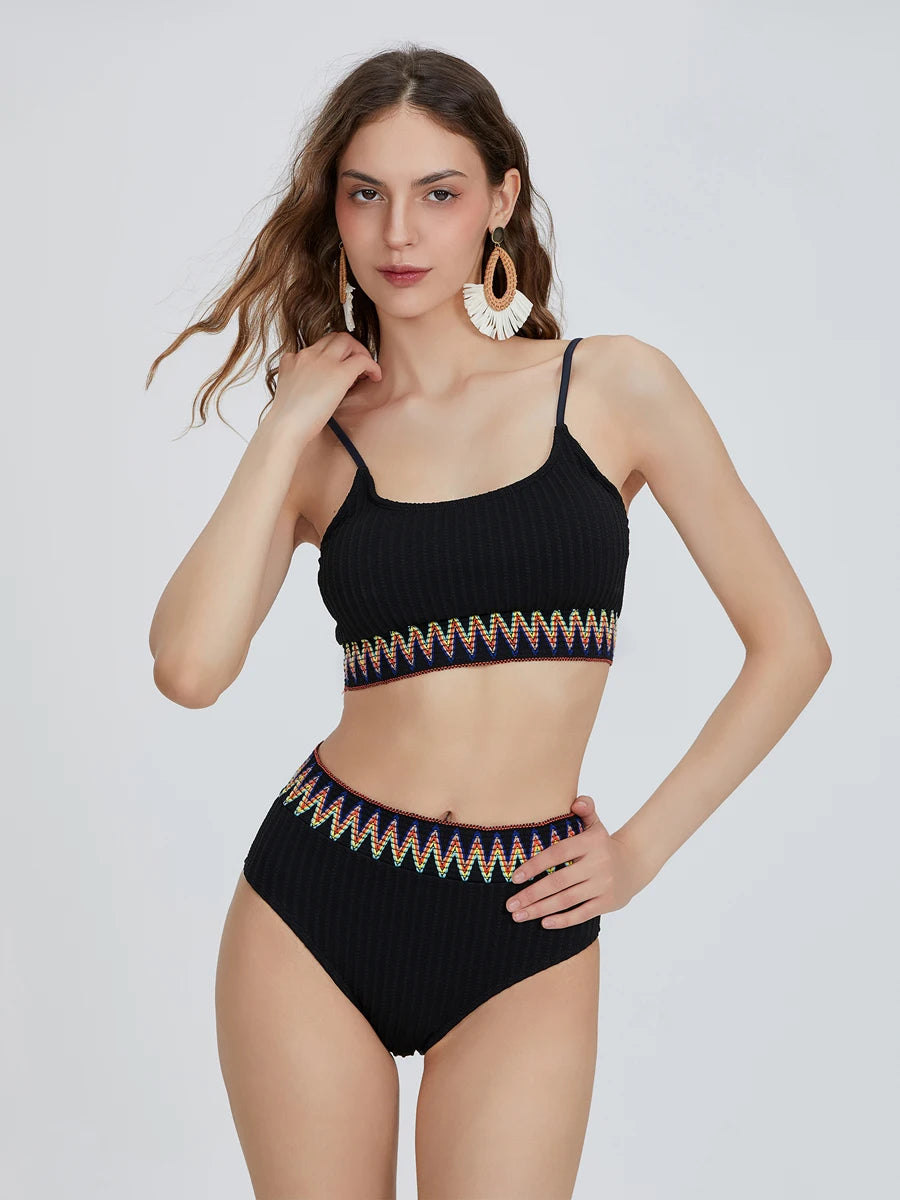 Wave Stripe Bikini