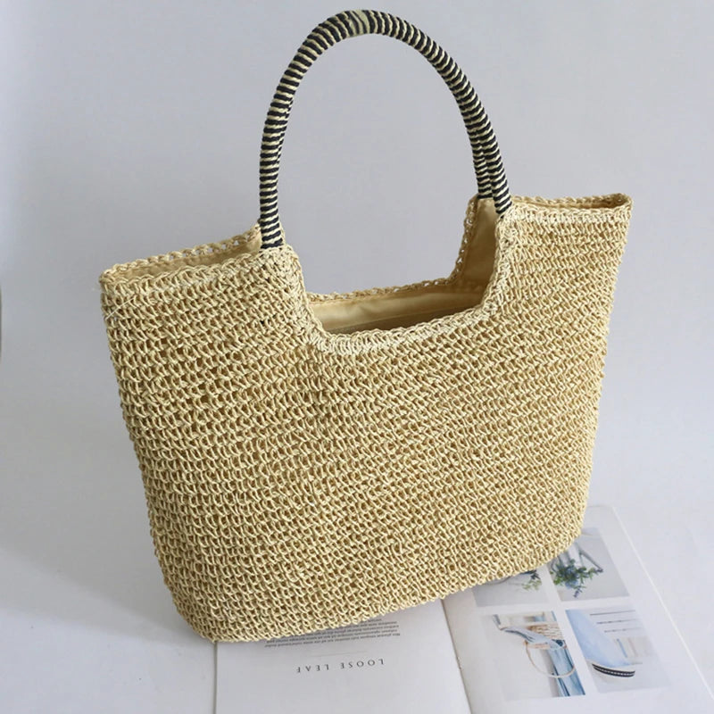 Beach Vintage Handmade Woven Shoulder Bag