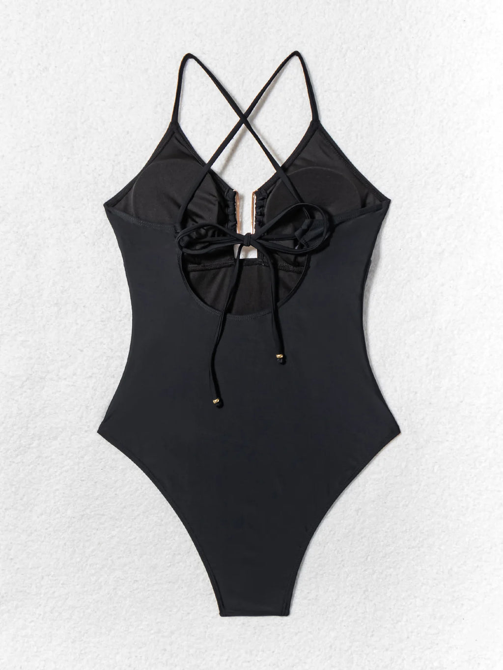 Metal U Neck Swimwear