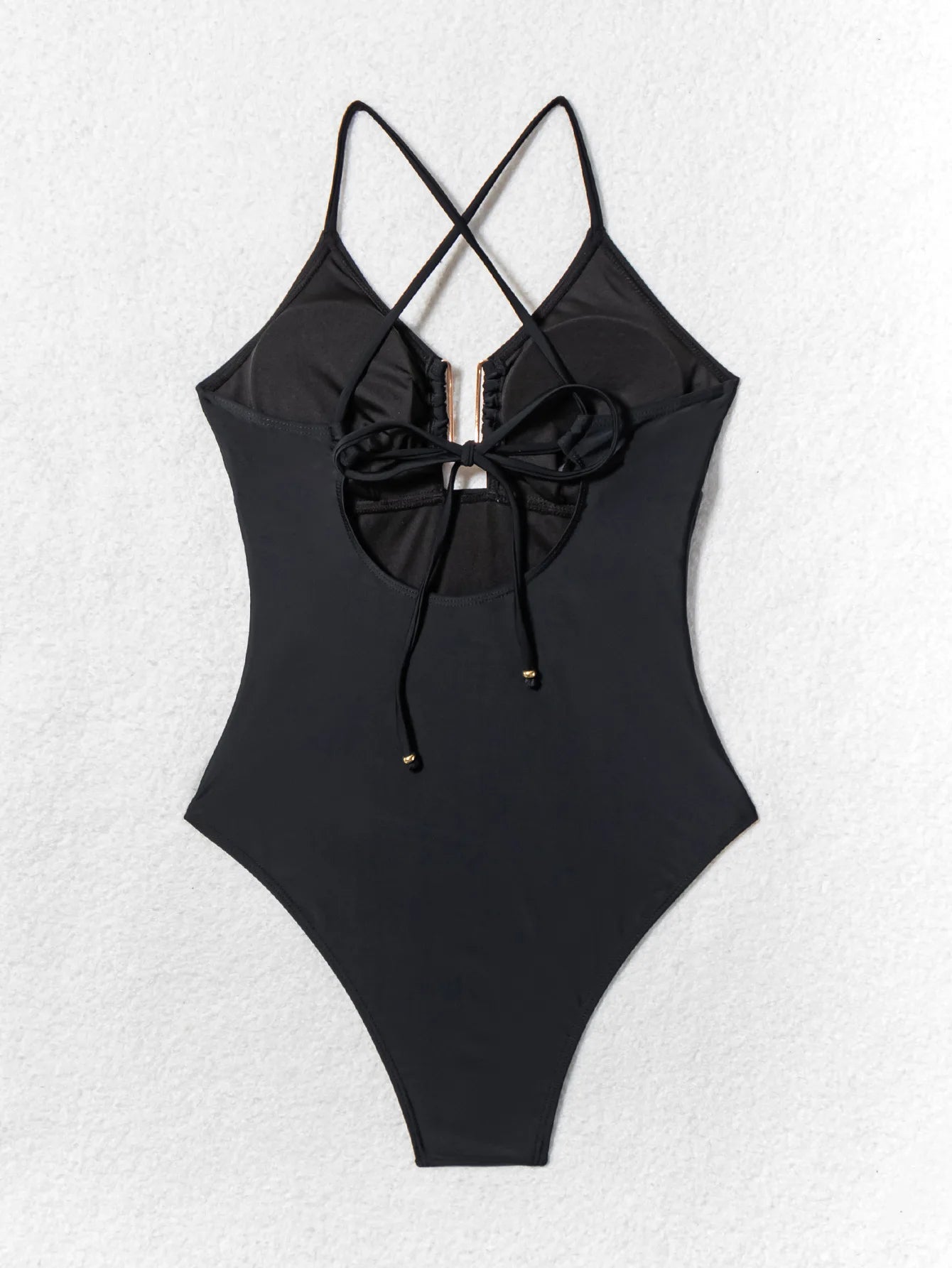 Metal U Neck Swimwear