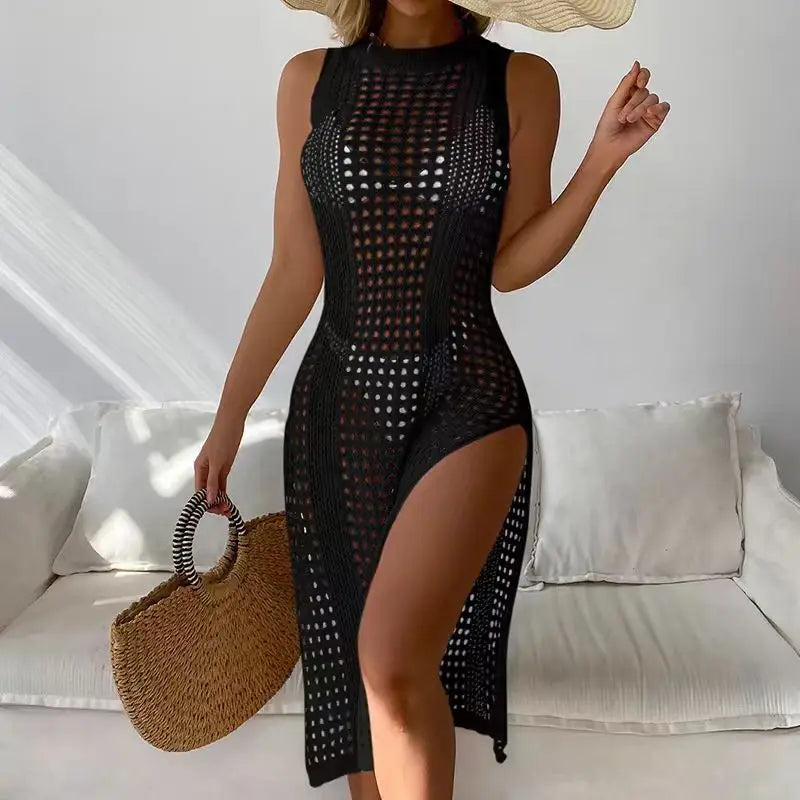 Hollow Out Crochet Cover Up