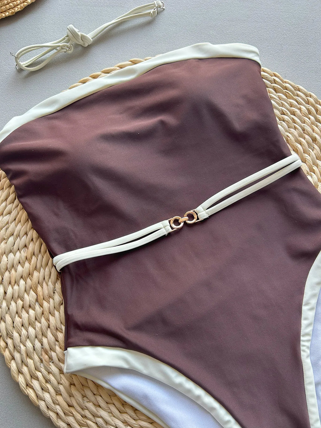 Sexy Strapless Bandeau Swimsuit