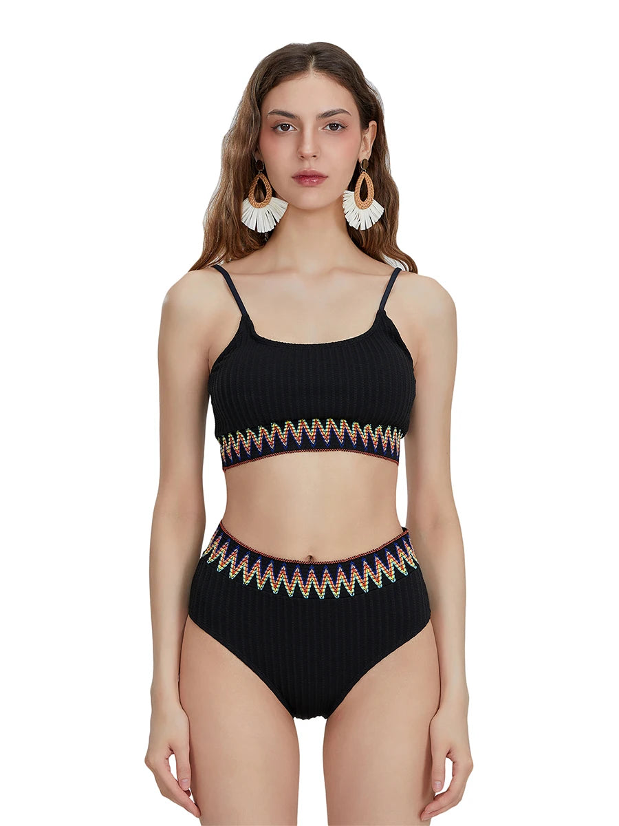 Wave Stripe Bikini