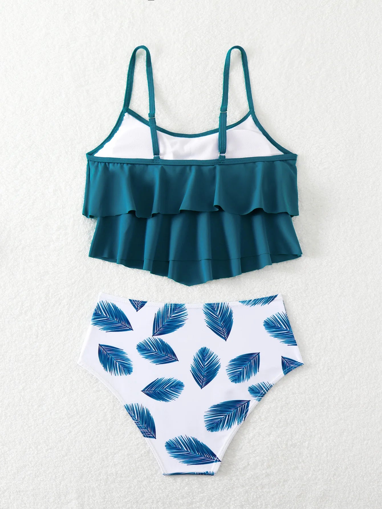 Ruffle High Waist Swimsuit
