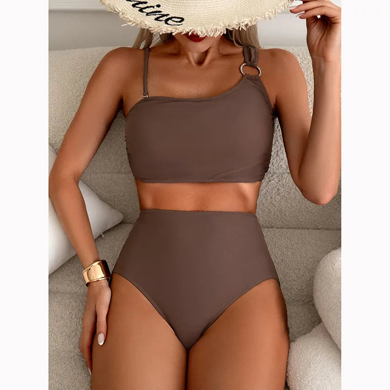 Thin Shoulder Tank Top Swimwear